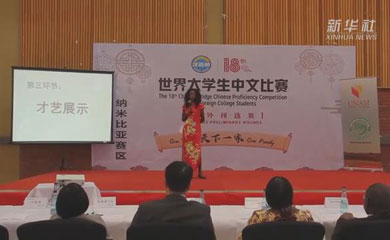 “汉语桥”世界大学生中文比赛纳米比亚赛区决赛