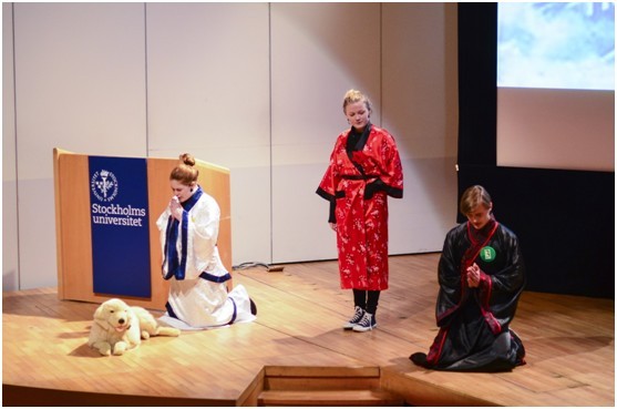 第一个比赛环节:汉语演讲 第一个比赛环节:汉语演讲