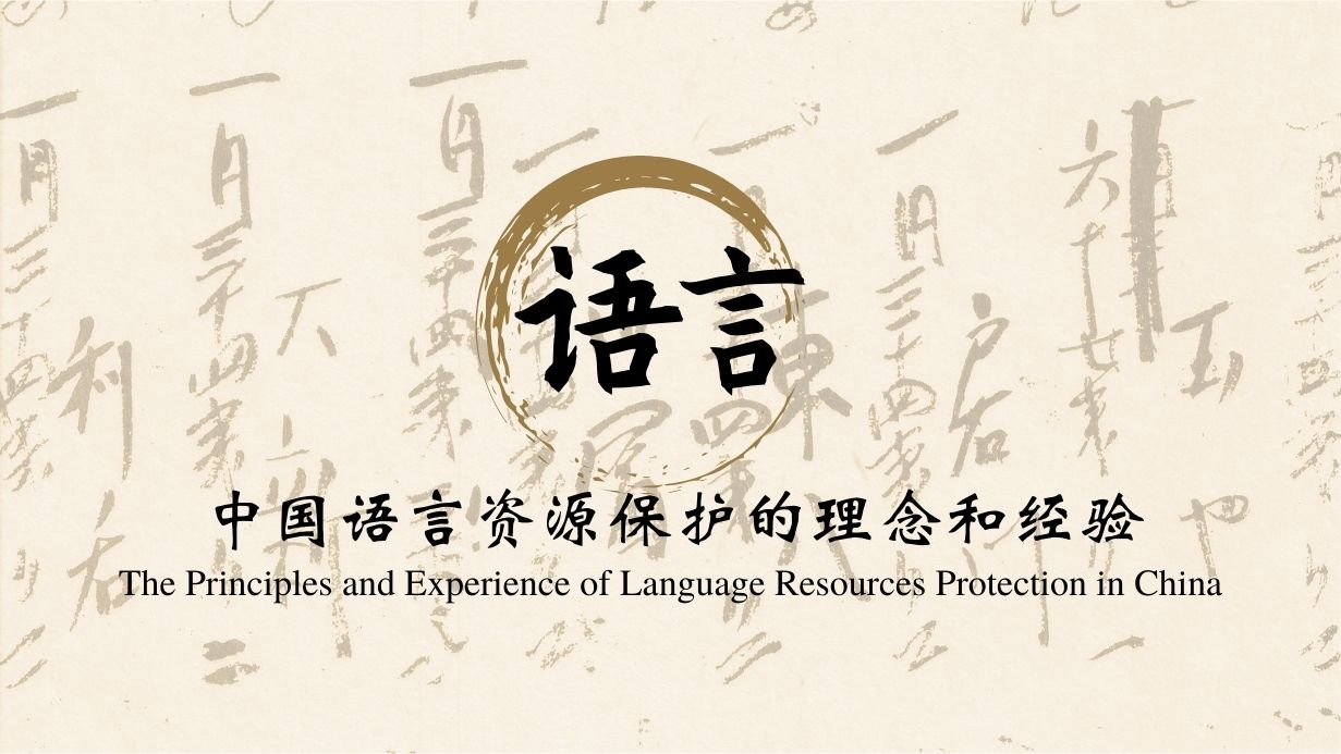 The Principles and Experience of Language Resources Protection in China