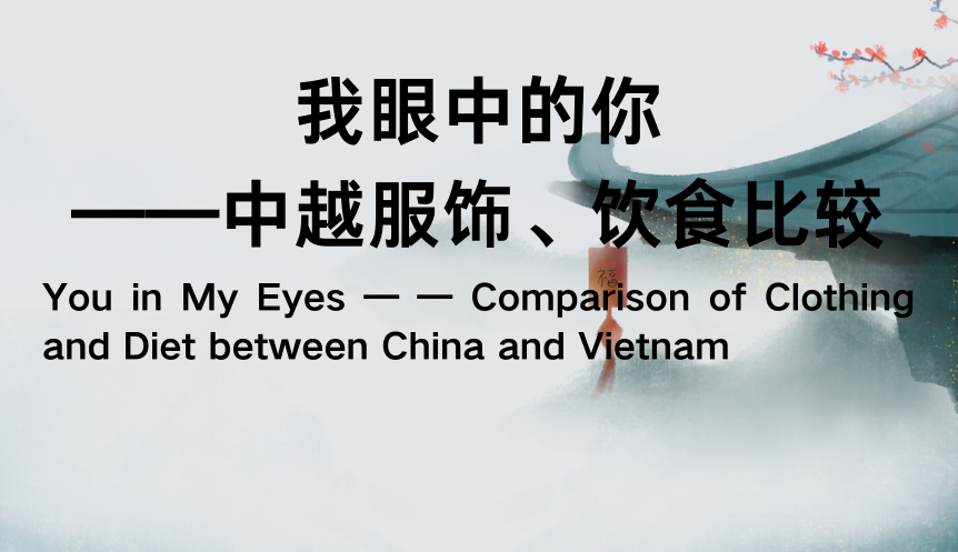 You in My Eyes — — Comparison of Clothing and Diet between China and Vietnam