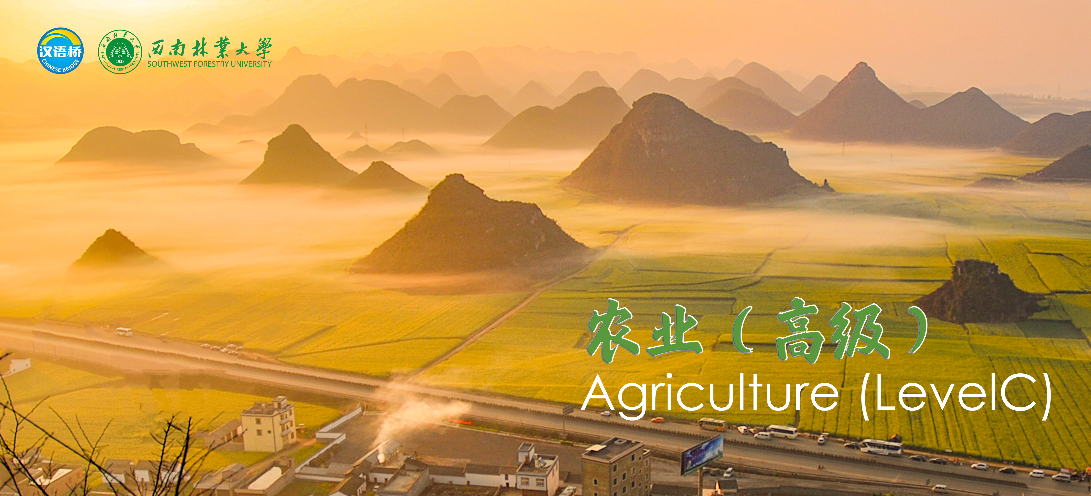 Online Video Chinese Course 1: Agriculture (Level C)