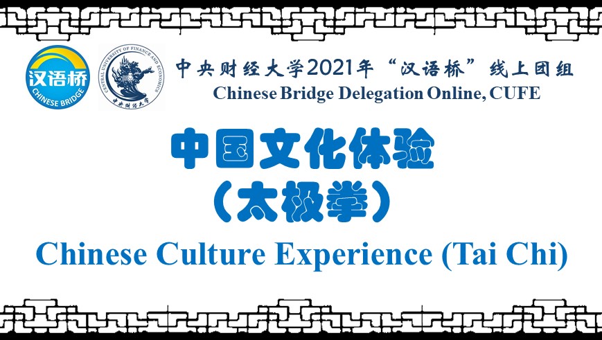 Chinese Culture Experience (Tai Chi)
